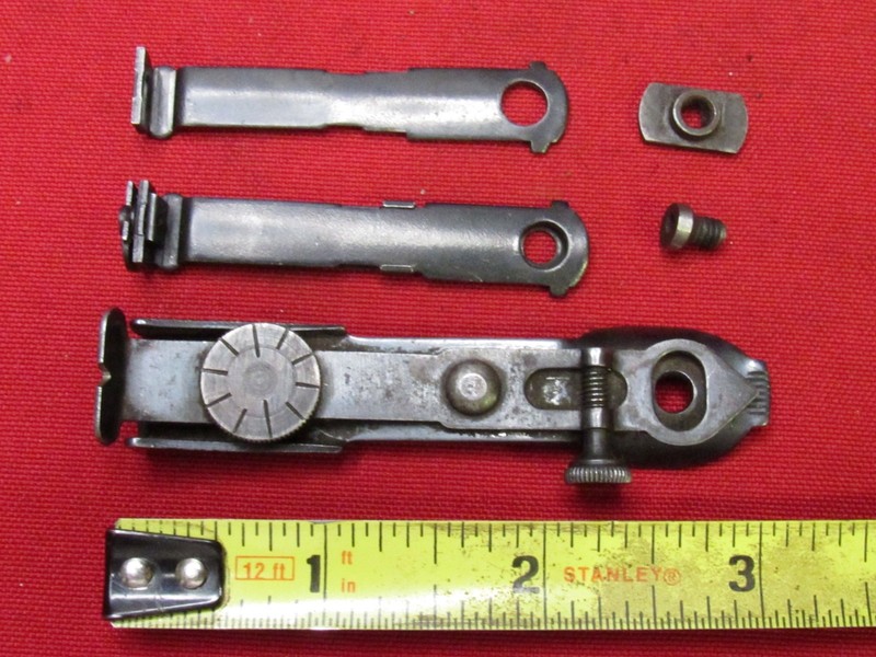 Lot of Mossberg Rifle Rear Sight Pieces & Parts - S102 & S107 - 912