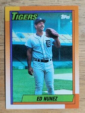 1990 Topps #586 Edwin Nunez
