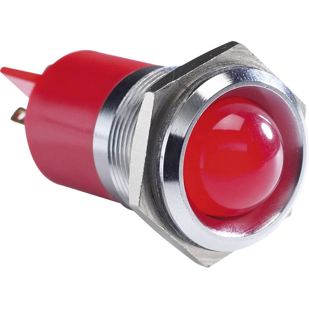 Voyant LED blanc APEM Q22P1GXXW220E 230V AC pour tableau de commande