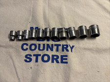Snap-on Usa 38 Drive 11pc Metric Shallow Chrome Socket 8-19 Mm 212fsmy No 10 Snap-on Usa 38 Drive 11pc Metric Shallow Chrome Socket 8-19 Mm 212fsmy No 10