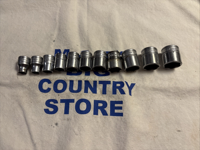 #ad #ad Snap on USA 3 8quot; Drive 11pc Metric Shallow Chrome Socket 8 19 MM 212FSMY no 10 $108.25