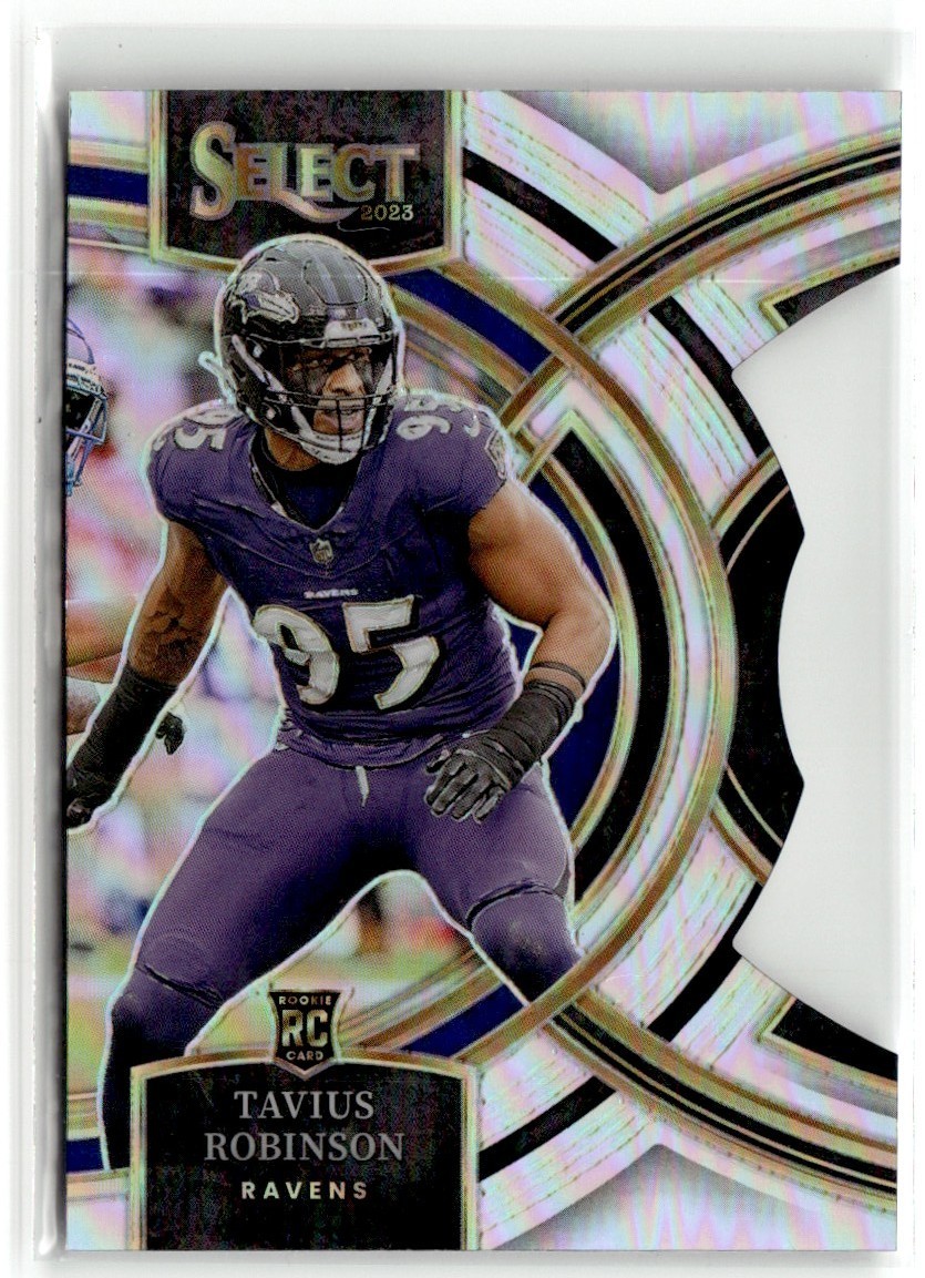 Tavius Robinson Panini Select #114 Die-Cut Silver