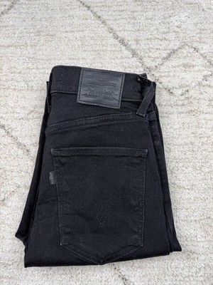 Levi s Premium Jeans Damen Schwarz | Mile High Super Skinny | W26 L30 FR36 | Sehr
