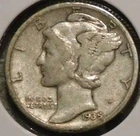 Silver Dime - Mercury - 1935-S [31]