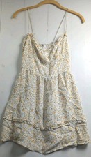 Reformation Marin Floral Sundress Dress in Lima Yellow Size 2 Mini Empire Waist 
