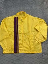 Vintage Wynn's Racing Jacket Mens Small Satin Zip Up Race Car 70s 80s