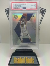 2019-20 Panini Mosaic #206 - Ky Bowman - Rookies Silver Prizm - PSA 10 GEM MT