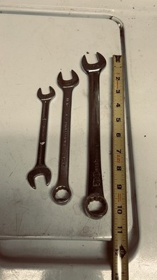 Lot of 3 Snap On  Wrench 12 Point OEX26 13/16'' 9/16 &5/8 Combo Proto 11/16 Set