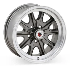 15x7 Legendary LW90 Charcoal Wheels 4x4.5 (6.95mm) Set of 4