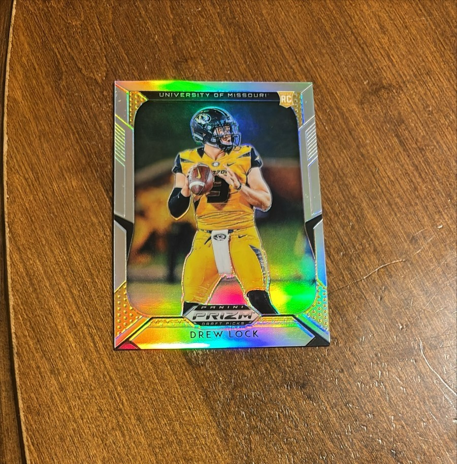 Drew Lock 2019 Panini Prizm Silver Rookie #110 Missouri Broncos Seahawks RC