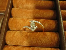 Diamant Gold Ring * nur echter Edelstein *  G...