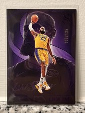 2024-25 Panini Silhouette LeBron James #20 Purple 105/125 Los Angeles Lakers