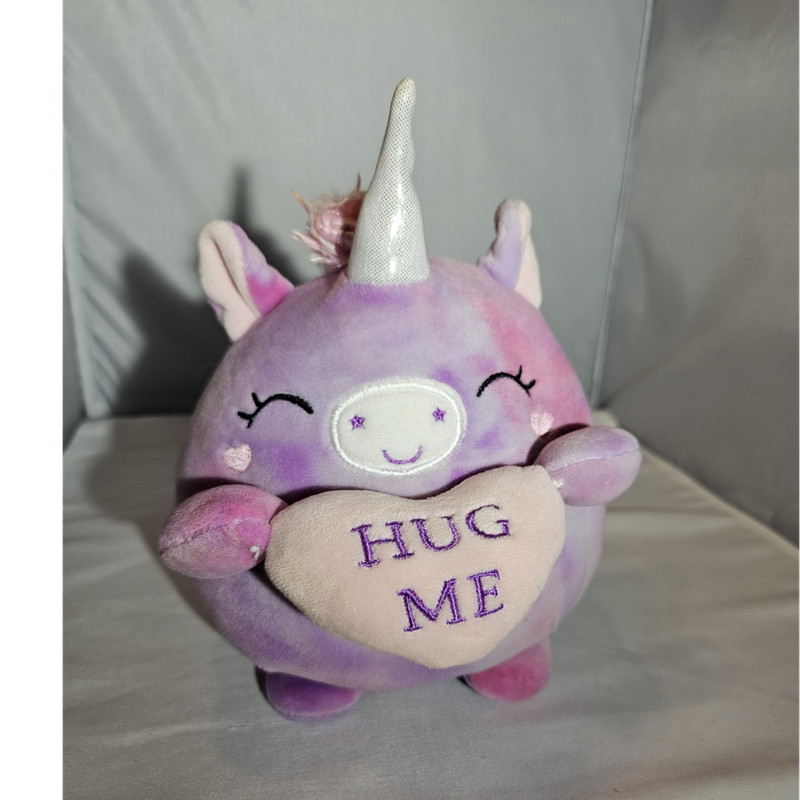 GOFFA Hug Me Unicorn Plush Stuffed Animal Soft Purple/Pink/White Small 2020