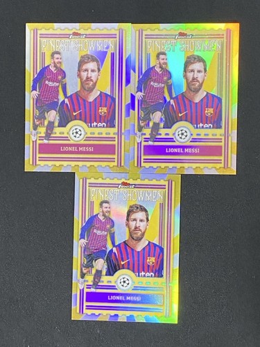 Lionel Messi 2025-26 Topps Finest UCC Finest Showmen #FS-19 Lot 3 -yj