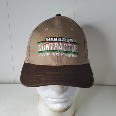 Menards Contractor Advantage Program Hat Men's Adjustable Brown Sylvania Cap