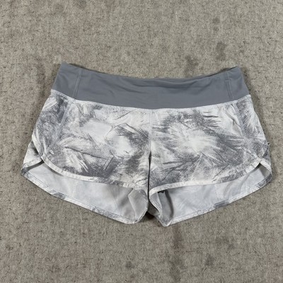 Lululemon Speed Short Swift Ultra Mini Size 6  ''Breeze by White Light Cast''