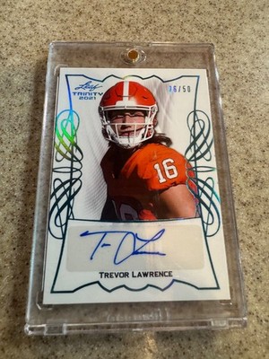 Trevor Lawrence Leaf Auto /50
