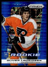 2013-14 Panini Prizm Prizms Blue Pulsar Oliver Lauridsen Rookie Philadelphia