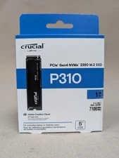 NEW Crucial P310 CT1000P310SSD8 PCle Gen4 NVMe 1TB M.2 SSD Drive 649528942081