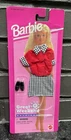 Vtg ‘95 Barbie Great Weekend Fashion Outfit Red Houndstooth Black White 68014-92