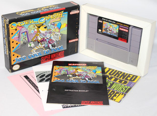 Chester Cheetah: Too Cool To Fool SNES Complete CIB Very Good Condition! RARE!