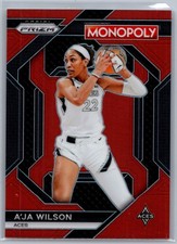 2024 Panini Prizm Monopoly WNBA A'JA WILSON Red Skills Prizm #WNBA3 SP /99 Aces
