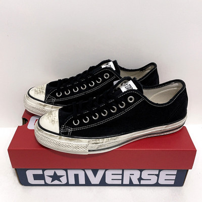 CONVERSE ALL STAR AGED DISTRESSED AG OX 31317071 Black Men's Size