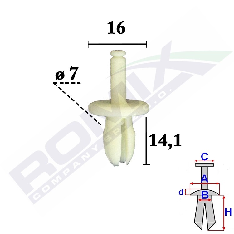 ✅Fits ROMIX ROM C70538 Upholstery pin ROM C70538 Upholstery pin (app ⭐UK Seller⭐ - Image 2