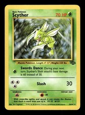Scyther 26/64 Rare Jungle Pokemon Unlimited Light Play
