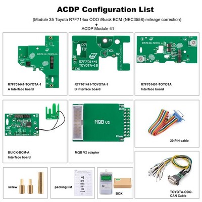 Yanhua Mini ACDP-2 Module 35 and Module 41 for Toyota Buick mil-eage Adjust
