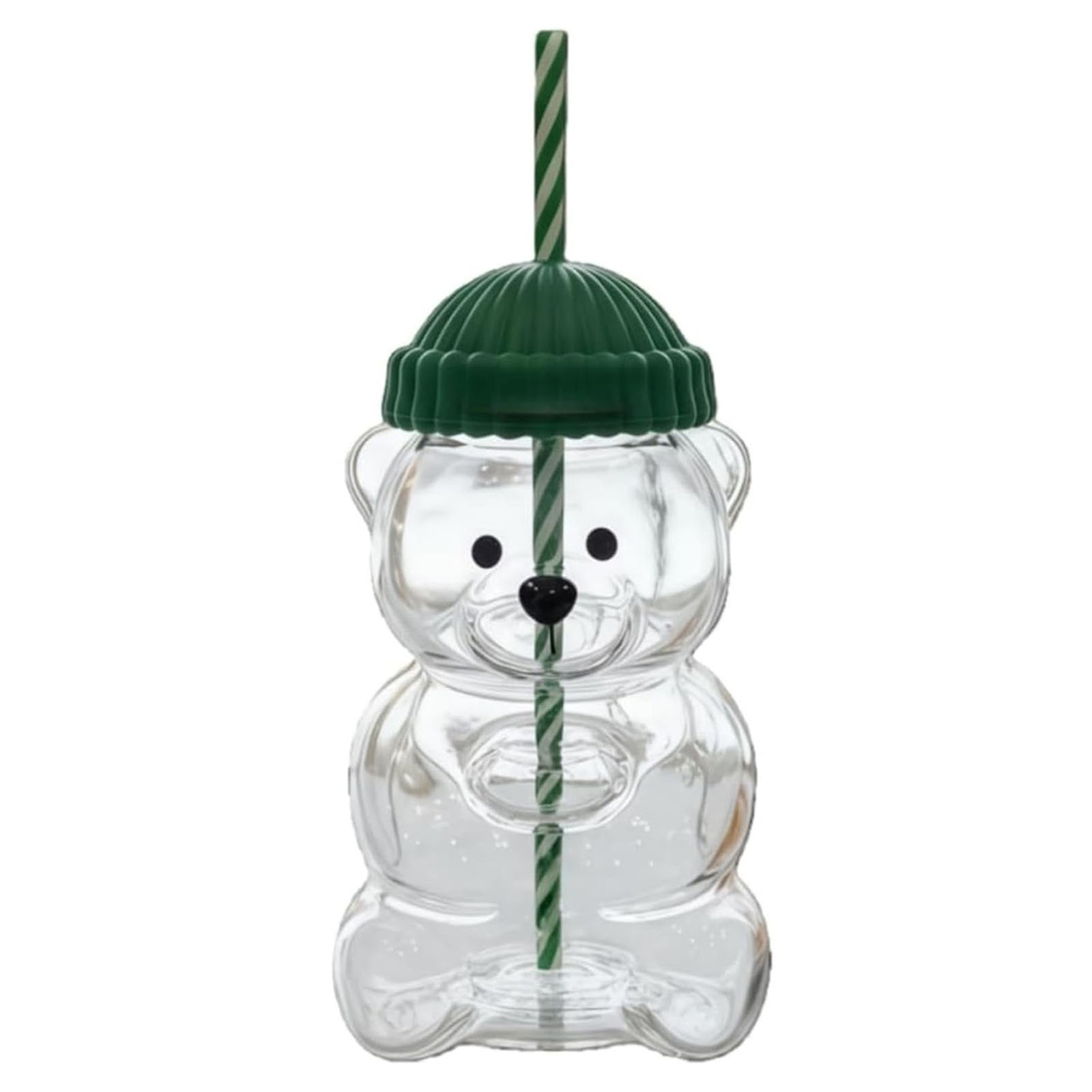 Bear Straw Cup Baby Cute Mug Borosilicate Glass For Coffee Milk Tea Drinks