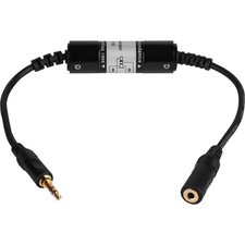 Professional Grade Audio Ground Loop Noise Eliminator 3.5mm Male to Female
