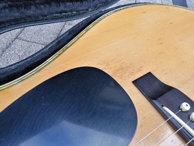 Acoustic Guitar Yamaki YW-80 Natural 1970s with Hard Case | eBay