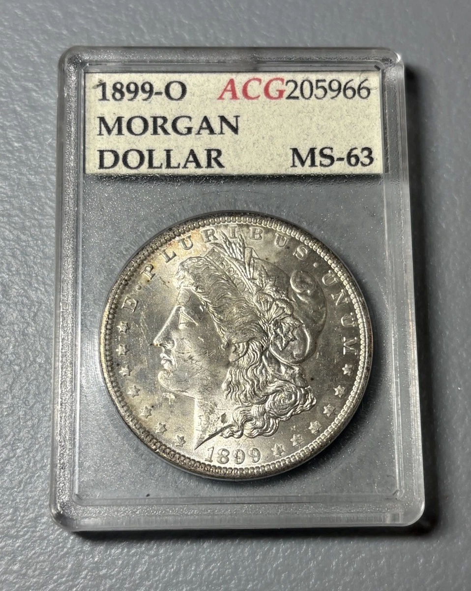 ★19世紀発行★ PCGS 1899-O MS63 モルガン 銀貨 MS 63 Graded 1899 Year Morgan US Dollars (1878-1921) for sale | eBay