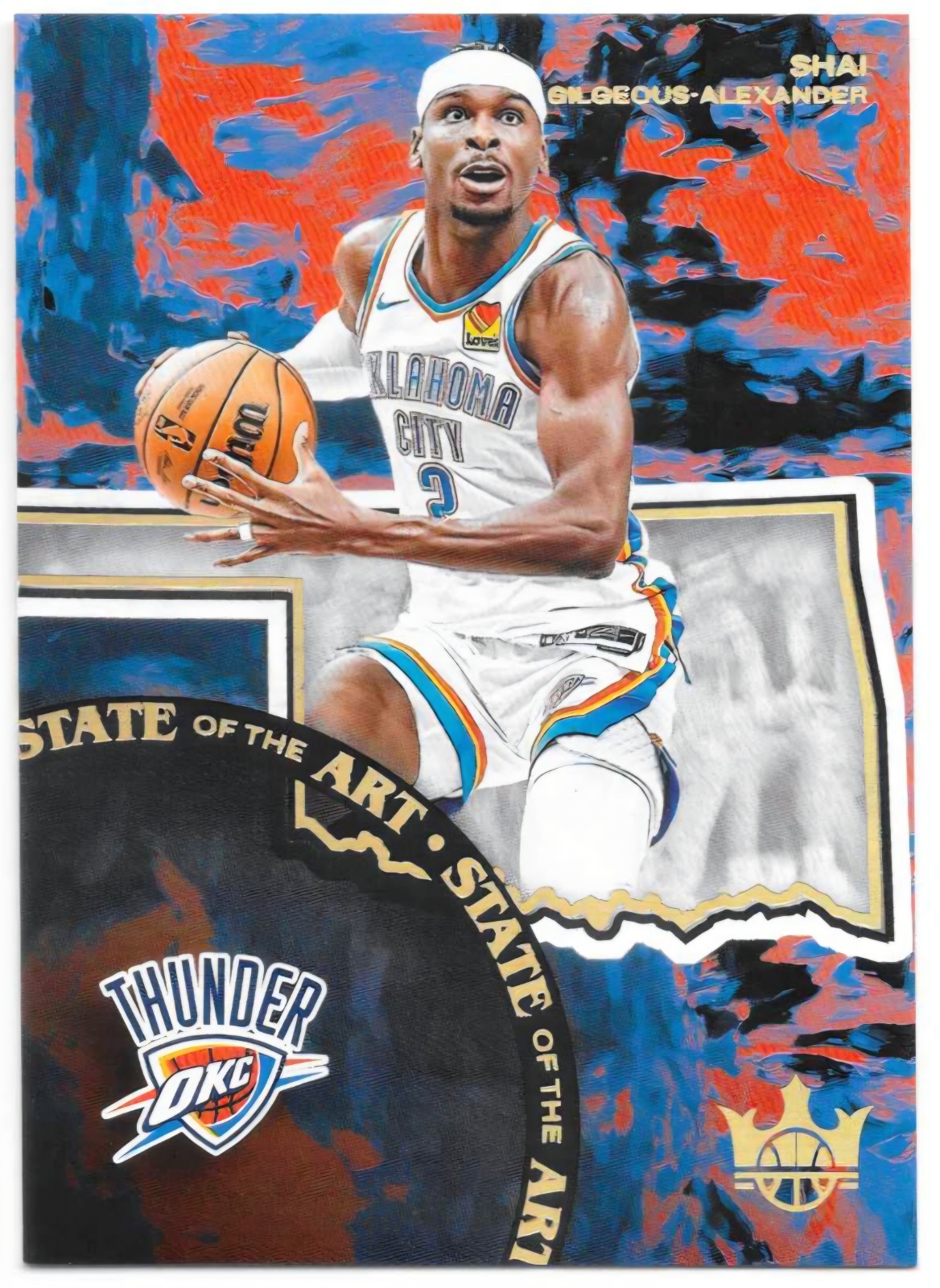 2024-25 Panini Court Kings Shai Gilgeous-Alexander State Of The Art SSP
