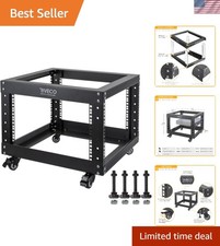 Alloy Steel 6U Open Frame Server Rack - Mobil...