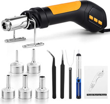 700W Mini Heat Gun with LED Display, 5 Nozzles Accessories for DIY Projects