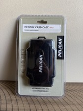 Pelican 0915 Memory Card Case Black NEW Sealed - Holds 6 MicroSD 12 SD Cards