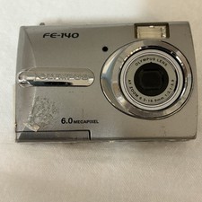 Olympus FE-140 Digital Camera 6.0MP Silver Point & Shoot Compact Camera