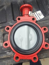 BRAY 6" BUTTERFLY VALVE LUG STYLE 80093 SER 31 416 SS STEM EPDM SEAT TRIM 119