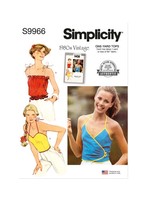 Simplicity 9966 Misses 'Top 1980'S Vintage NäHen Muster GrößEn 6-14 Einfach