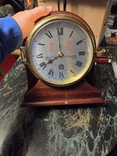 Ship Style Clock Untested Appears Clean