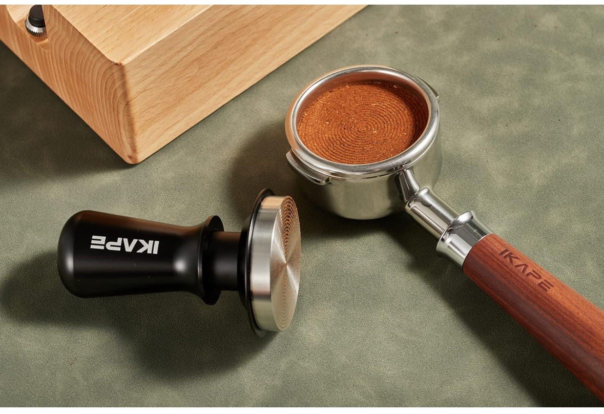 IKAPE 53.3mm Espresso Tamper, Premium Barista Coffee Tamper