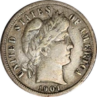 1904-P Barber Dime
