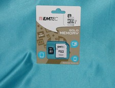 EMTEC 8GB Micro SD Gold Memory Card Adapter ECMSDM8GHC10 FactoryNewGreatSALE