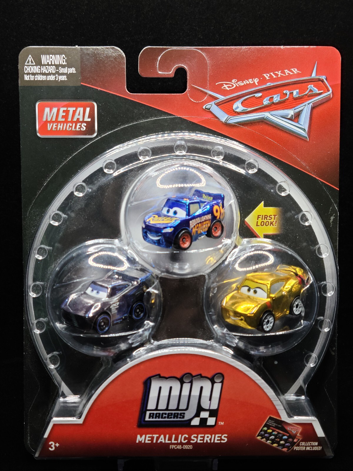 Disney Cars Metal Mini Racers (2019) Mattel Metallic Lightning