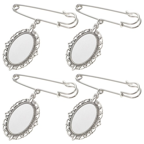 4 Pcs Grad Brooch Pin Wedding Bouquet Photo Charms Graduation Badge US