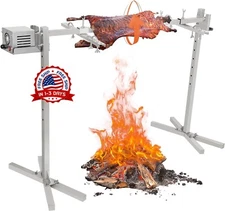 Rotisserie Grill Asador De Electrico 45W Para Puerco Parrillas Giratorio BBQ New