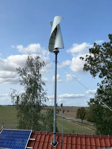 3KW 48V Vertikale Windkraftanlage Low Lärm Windgenerator mit Grid Wechselrichter - Bild 16 von 21