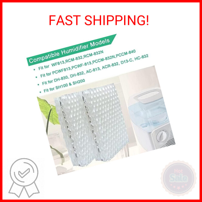 4Pack Humidifier Filter Replacement for Equate, Humidifier Filter